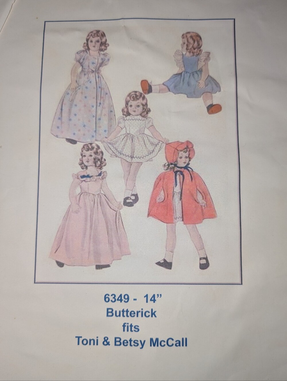 Sewing Pattern For 14" Doll Clothing, Doll Enthusiasts